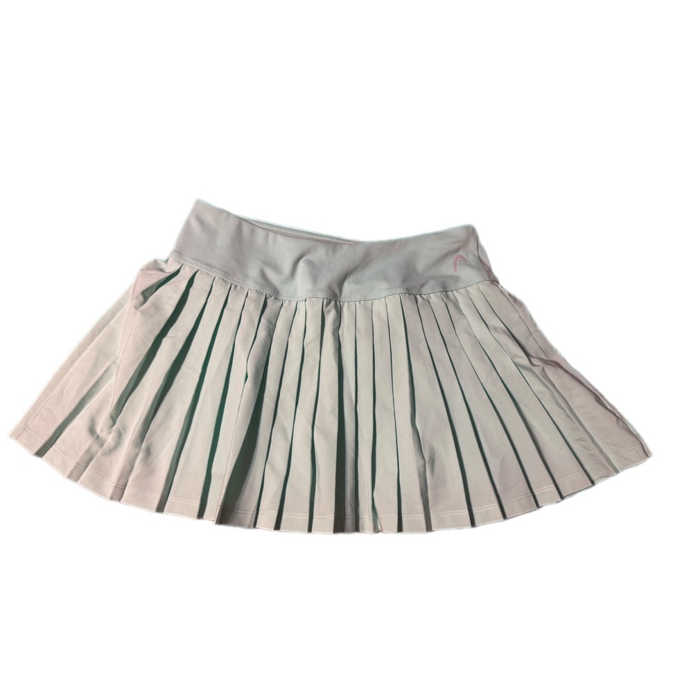 HEAD Pleated Tennis Skort Womens Medium Mint Green Excellent Built-in Shorts